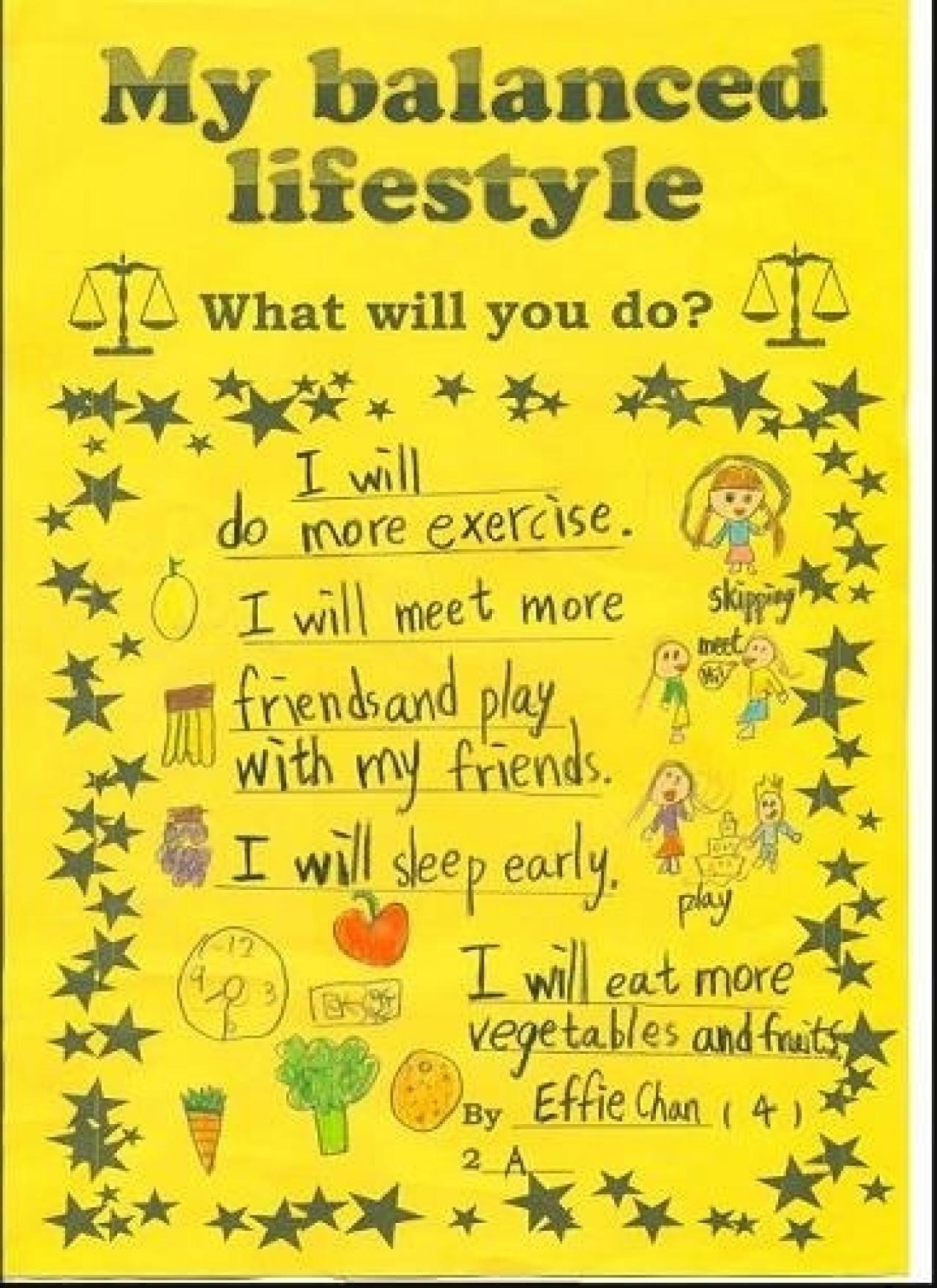 P.1 & P.2 (Habit 7: Sharpen the Saw)  Students are encouraged to adopt a healthy lifestyle.